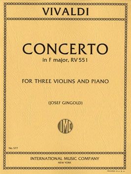 Vivaldi: Concerto F major RV551