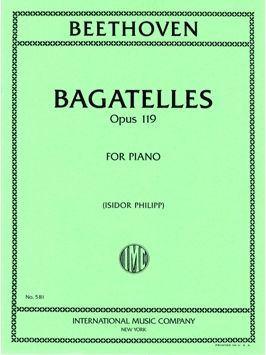 Beethoven, L v: Bagatelles op.119