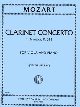 Mozart, W A: Clarinet Concerto A major A major K.622