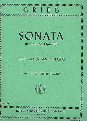 Grieg, E: Sonata in A minor op. 36