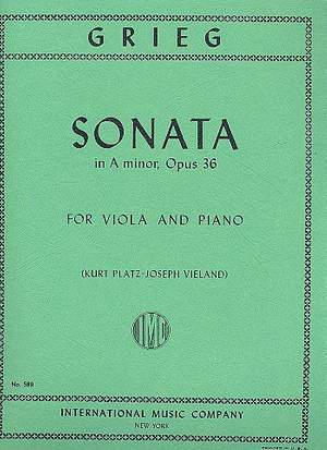 Grieg, E: Sonata in A minor A minor op. 36
