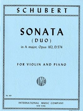 Schubert, F: Sonata (Duo) A major op.162