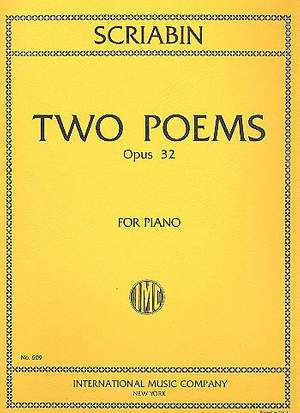 Scriabine: Two Poems Op32
