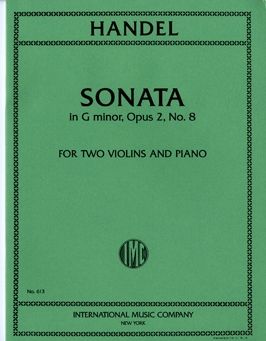 Handel, G F: Sonata in G minor op.2/8