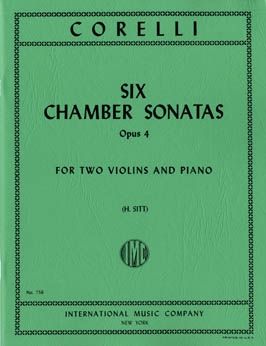 Corelli, A: Six Chamber Sonatas op.4