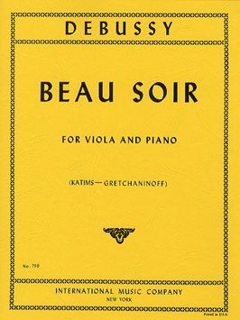 Debussy, C: Beau Soir