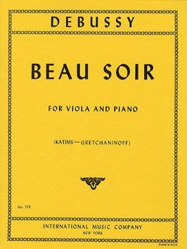 Debussy, C: Beau Soir