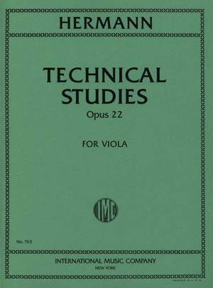 Hermann, F: Technical Studies op.22