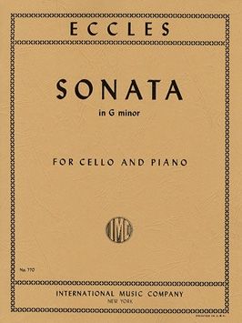 Eccles, H: Sonata G minor