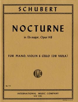 Schubert: Nocturne Ebmaj Op148 Vln Vc Pf