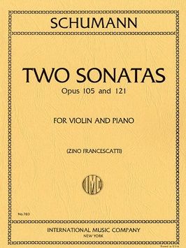 Schumann, R: Two Violin Sonatas op.105 & op.121