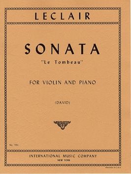 Leclair, J: Sonata C minor C minor
