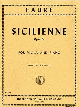 Fauré, G: Sicilienne op.78