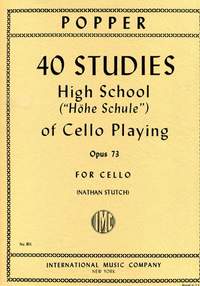 Popper, D: High School Of Cello Playing Op. 73