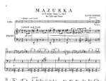 Popper, D: Mazurka G minor op. 11/3 Product Image