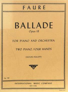 Fauré, G: Ballade op.19