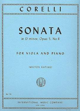 Corelli, A: Sonata in D minor D minor op.5/8