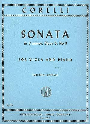 Corelli, A: Sonata in D minor D minor op.5/8