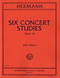 Hermann, F: Six Concert Studies op.18