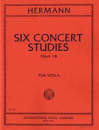Hermann, F: Six Concert Studies op.18