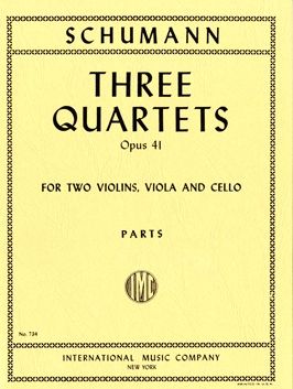 Schumann, R: Three String Quartets Op41