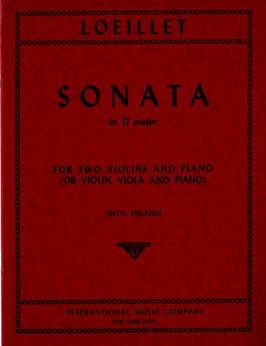 Loeillet de Gant, J B: Sonata in D major
