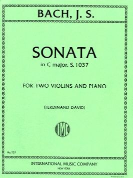 Bach, J S: Sonata C major BWV1037