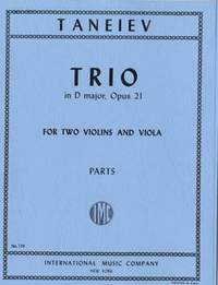 Taneyev, S: Trio D major op. 21