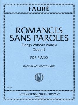 Fauré, G: Songs Without Words op.17