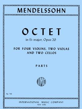 Mendelssohn: Octet in E flat major, Op. 20 (page 1 of 3) | Presto