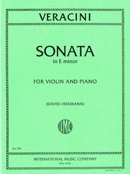 Veracini, F M: Sonata in E minor E minor
