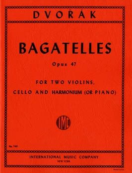 Dvořák, A: Bagatelles Op47 2 Vlns Vc Pft