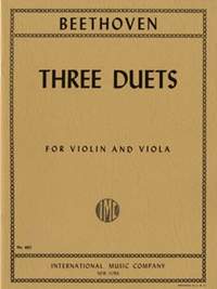 Beethoven: Three Duets for Violin and Viola