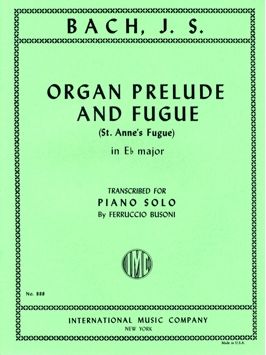 Bach, J S: Organ Prelude & Fugue in Eb major