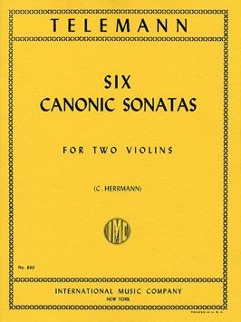 Telemann: Six Canonic Sonatas 2vln