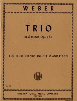 Weber, C M v: Trio G minor op. 63
