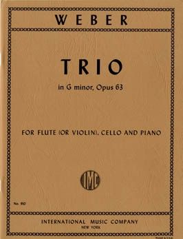 Weber, C M v: Trio G minor op. 63