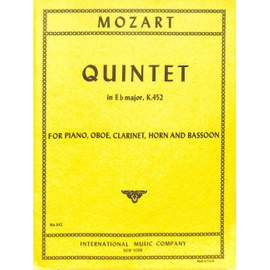 Mozart, W A: Quintet in Eb major E flat major