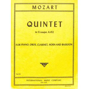 Mozart, W A: Quintet in Eb major KV452