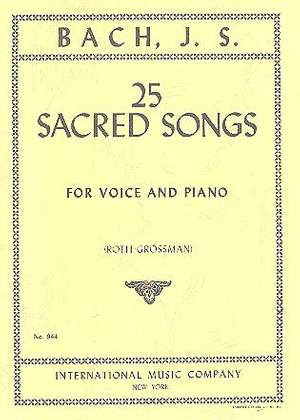Bach, J S: 25 Sacred Songs