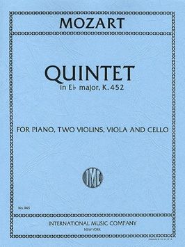 Mozart, W A: Quintet in Eb major KV 452