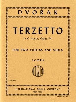 Dvořák, A: Terzetto Op74 Min Score