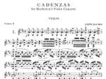 Joachim, J: Cadenzas for Beethovens Violin Concerto Product Image