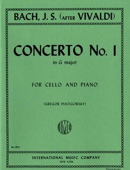 Bach, J S: Concerto No. 1 in G major