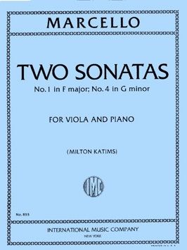 Marcello, B: Two Sonatas F major & G minor No.1 & 4