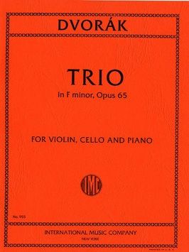 Dvořák, A: Trio Fmin Op65 Vln Vc Pft