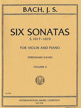 Bach, J S: Six Sonatas Volume 2 BWV1017-1019