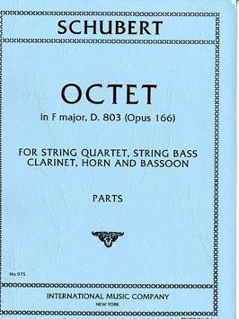 Schubert, F: Octet Fmaj Op166 String Quartet