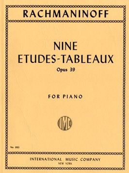 Rachmaninoff, S: Nine Etudes-tableaux Op39