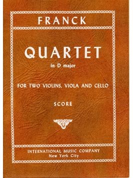 Franck, M: Quartet in D major D major